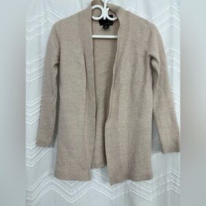Merino wool Open Front Cardigan